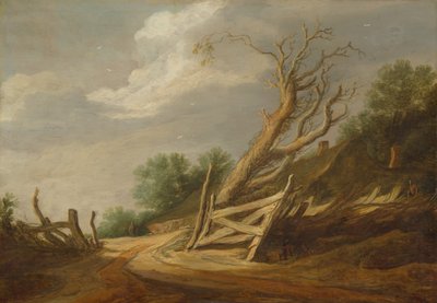 Açık Kapılı Peyzaj, c. 16301635. by Pieter Molijn