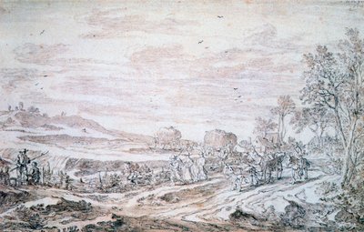 Biçerdöverli Manzara, c1615-1661 by Pieter Molijn