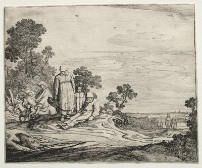 Köylülerle Manzara, 1626. by Pieter Molyn