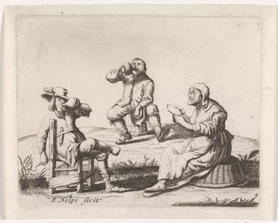Üç Çiftçi by Pieter Nolpe