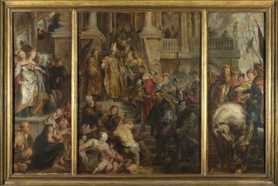 Yüksek Altarpiece için Taslak, St Bavo, Ghent, 1612 by Peter Paul Rubens