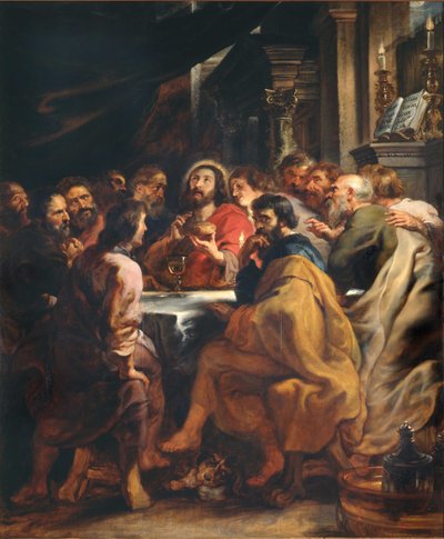 Son Akşam Yemeği, 1631-1632. by Peter Paul Rubens