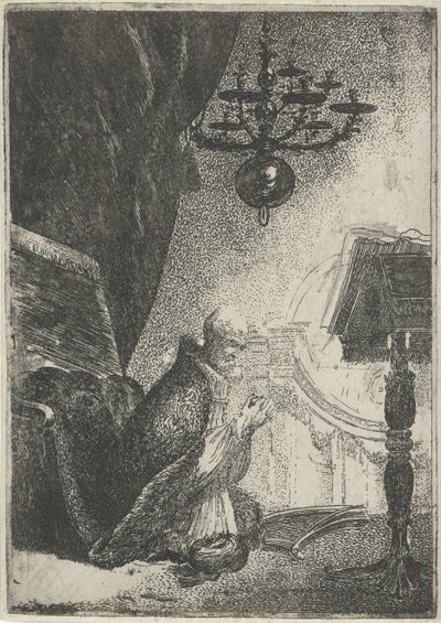 Davut dua ederken by Pieter Rottermondt