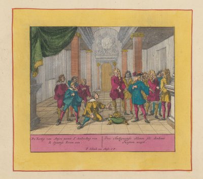 Anjou Dükü Philip 1700 İspanyol tacını kabul ediyor Anjou Dükü, İspanyol Tacı