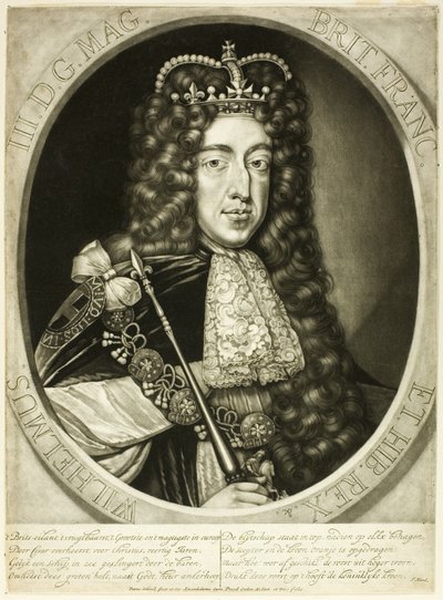 William III, İngiltere Kralı by Pieter Schenk