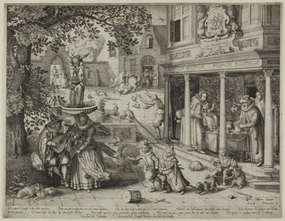 Kuşaklar Arası İlişkilerin Bir Alegorisi by Pieter Serwouters