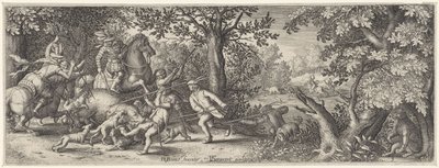 ayı avı Av sahneleri (dizi adı) by Pieter Serwouters