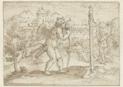 Cesur aşk Amour vaillant (nesnedeki başlık) by Pieter Serwouters