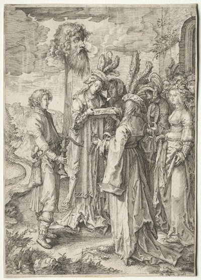 Goliath Başkanı ile David, 1620