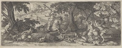Tilki avı by Pieter Serwouters