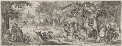 balıkçıl avı by Pieter Serwouters