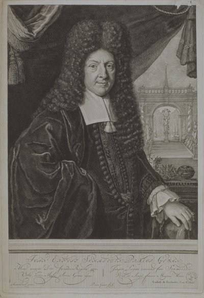 Jan Ernest Schmieden (1626-1707) 1707 by Pieter Stevens van Gunst