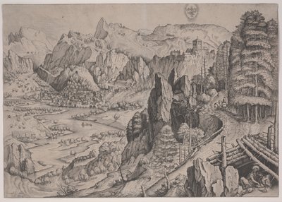 Magdalena Poenitens, Jan ve Lucas van Duetecum tarafından yapılan baskı by Pieter The Elder (after) Brueghel