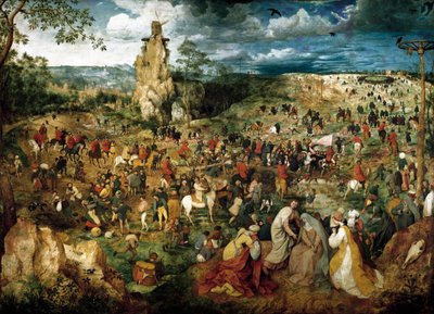 La Montee au Calvary (Haç Arabası) Tablosu Yaşlı Pieter Bruegel (veya Pierre Bruegel veya Pieter Bruegel veya Brueghel) by Pieter Bruegel the Elder