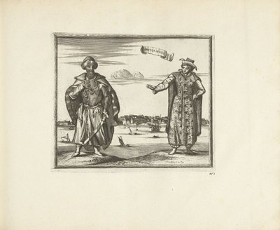 Arkhangelsk sakinleri, 1726 by Pieter Van der Aa