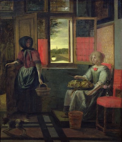 Hollandalı İç Mekan by Pieter de Hooch