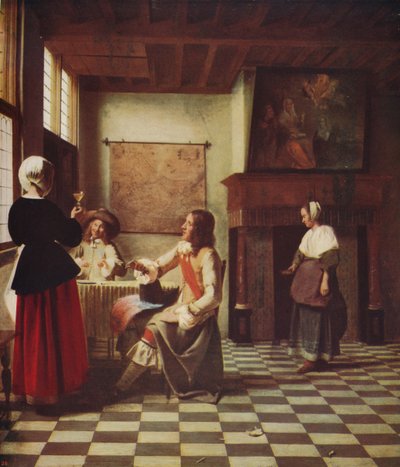 Bir Hollanda Evinin İçi, c1658, c1915 by Pieter de Hooch