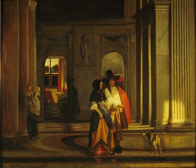 Yürüyüşe Çıkmak by Pieter de Hooch
