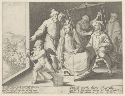 düğün ölçeği by Pieter de Jode (I) (attributed to)