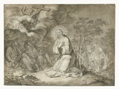 Zeytin Bahçesindeki İsa by Pieter de Jode (I)