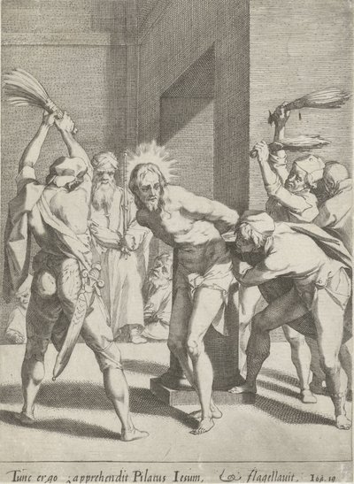 Geseling minibüsü Passie van Christ (dizi adı) Tutku ve Diriliş (dizi adı) by Pieter de Jode (I)