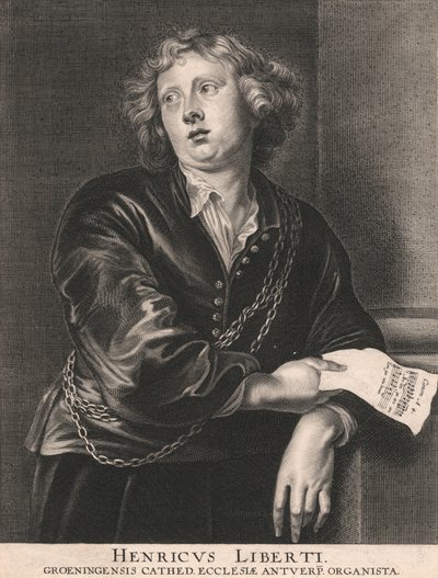 Henricus Liberti, Groeningensis Cathed. Anvers Kilisesi orgcu by Pieter de Jode
