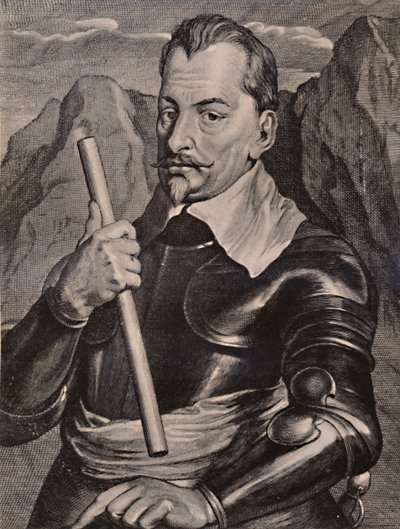 Albrecht von Wallenstein, Bohemyalı general, 17. yüzyıl 1894 by Pieter de Jode II