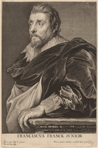 Frans Franken II by Pieter de Jode II after Sir Anthony van Dyck