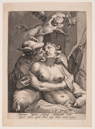 Merkür, Venüs ve Aşk Tanrısı by Pieter de Jode I