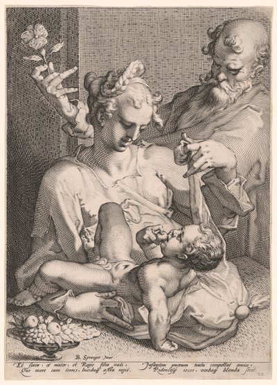 Kutsal Aile by Pieter de Jode I
