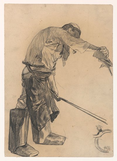 Çelik fabrikasında çalışan by Pieter de Josselin