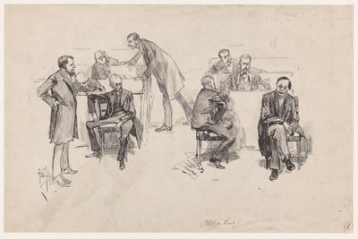 1887'de anayasa reformu tartışması sırasında Temsilciler Meclisi by Pieter de Josselin