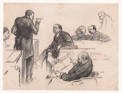 Milletvekilleri Bay HC Verniers van der Loeff, Bay AJW Farncombe Sanders, Bay GM van der Linden, J. Willink ve Jhr. Bay Ruys van Beerenbroek by Pieter de Josselin
