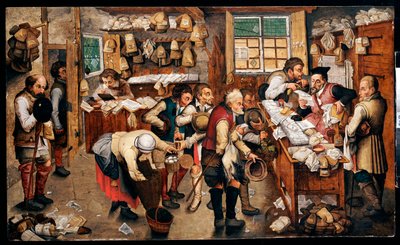 Ondalık Ödeyen Köylüler by Pieter Brueghel the Younger