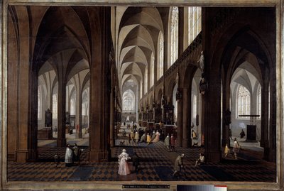 Pieter Neefs the Jeune (1620-1675) tarafından yapılan Antwerp Katedrali