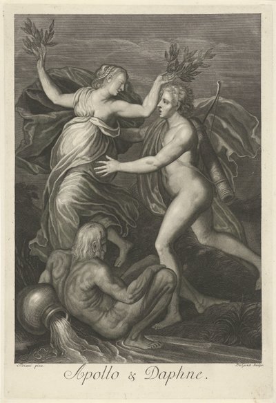 Apollo ve Daphne (nesnedeki başlık) Mitolojik aşk hikayeleri (dizi adı) by Pieter van Gunst