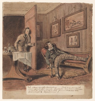 Avukat ile karikatür by Pieter van Loon