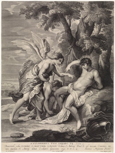 H.Sebastian by Pieter van Schuppen