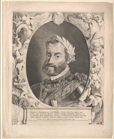 Kutsal Roma İmparatoru V. Charles (baskı) by Pieter van Sompel