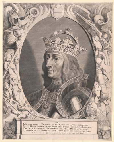 Kutsal Roma İmparatoru I. Maximilian (baskı) by Pieter van Sompel