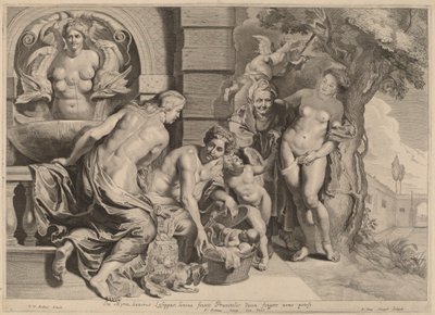 Sepetinde Erichthonius by Pieter van Sompel after Sir Peter Paul Rubens