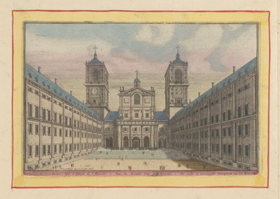 Avlu manzarası ve Escorial