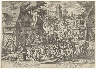 Aziz Sebastian Loncası Bayramı by Pieter van der Borcht (I)