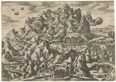 Montserrat, Bakire için hac yeri. by Pieter van der Borcht (I)