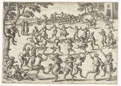 Rondedalılar Apenspel (dizi adı) by Pieter van der Borcht (I)