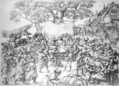 Düğün Bayramı, 1560 by Pieter van der Borcht