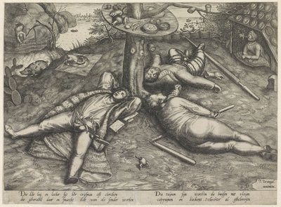 tembellik by Pieter van der Heyden (attributed to)