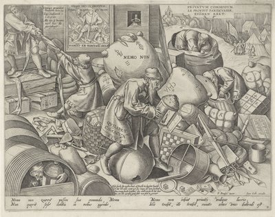 Bencillik Alegorisi Elck (nesne üzerindeki başlık) by Pieter van der Heyden