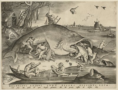 Büyük Balık Küçük Balığı Ye by Pieter van der Heyden