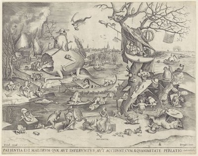 Geduld Sabır (nesne üzerindeki başlık) by Pieter van der Heyden